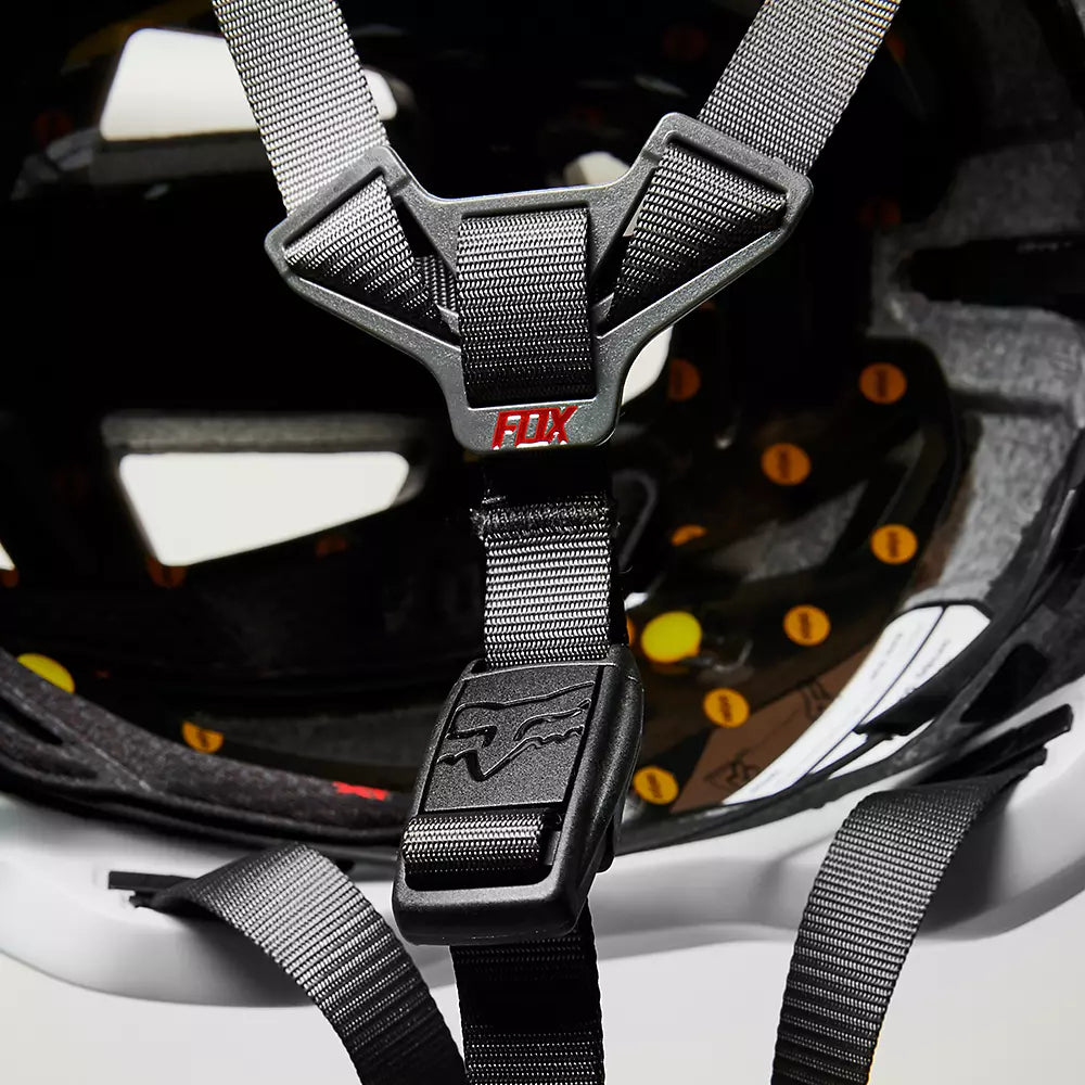 Casco Bicicleta Speedframe Pro Blocked Blanco/Negro Fox | Casco MTB Fox casco fox racing motocross mtb