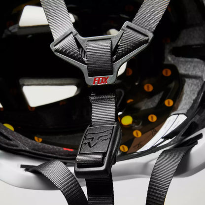 Casco Bicicleta Speedframe Pro Blocked Blanco/Negro Fox | Casco MTB Fox casco fox racing motocross mtb