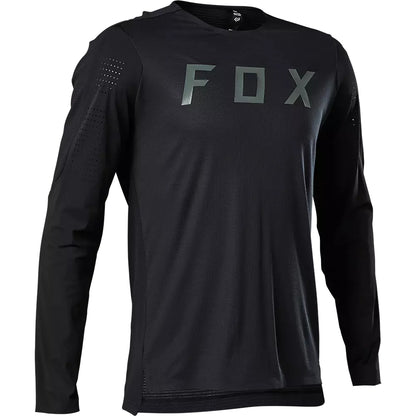 Polera Bicicleta Flexair Pro Manga Larga Negro Fox polera bicicleta fox mtb