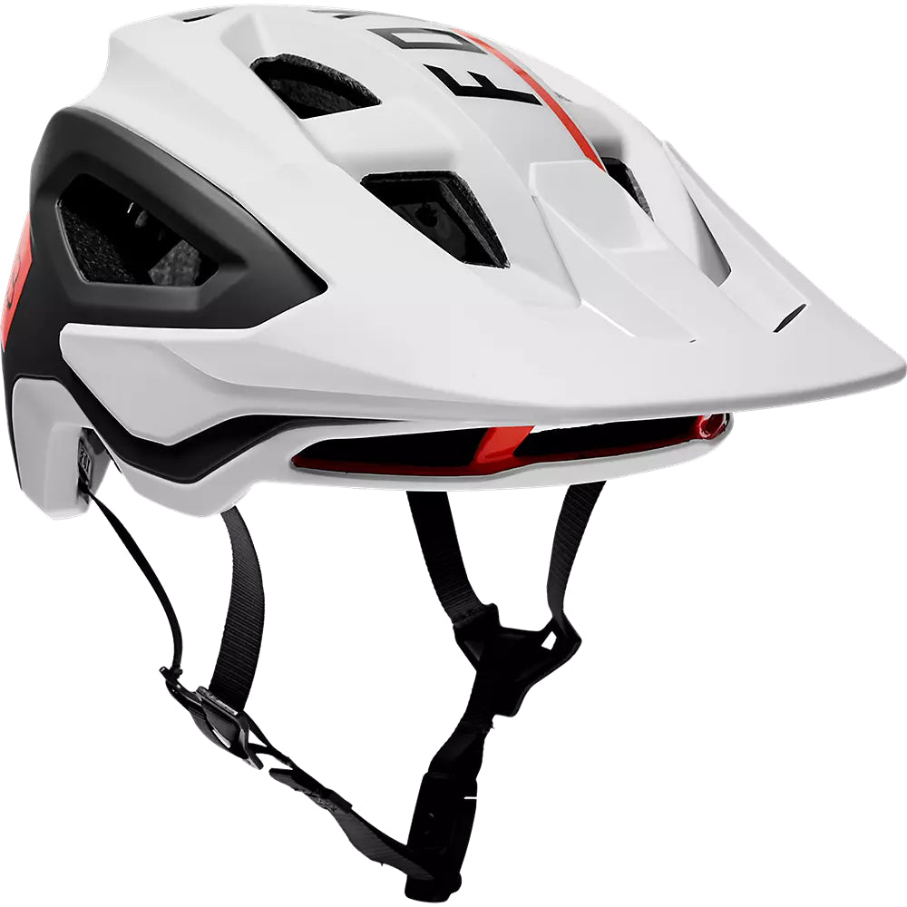 Casco Bicicleta Speedframe Pro Blocked Blanco/Negro Fox | Casco MTB Fox casco fox racing motocross mtb