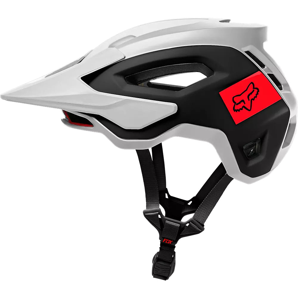 Casco Bicicleta Speedframe Pro Blocked Blanco/Negro Fox | Casco MTB Fox casco fox racing motocross mtb