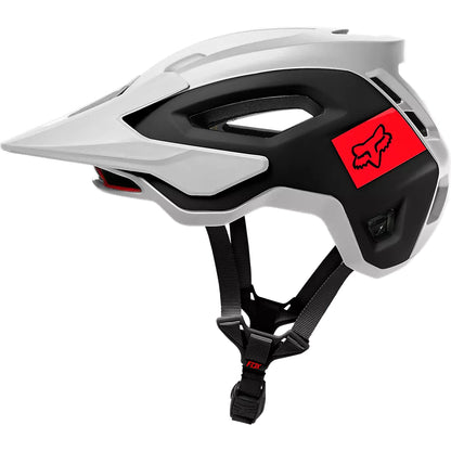 Casco Bicicleta Speedframe Pro Blocked Blanco/Negro Fox | Casco MTB Fox casco fox racing motocross mtb