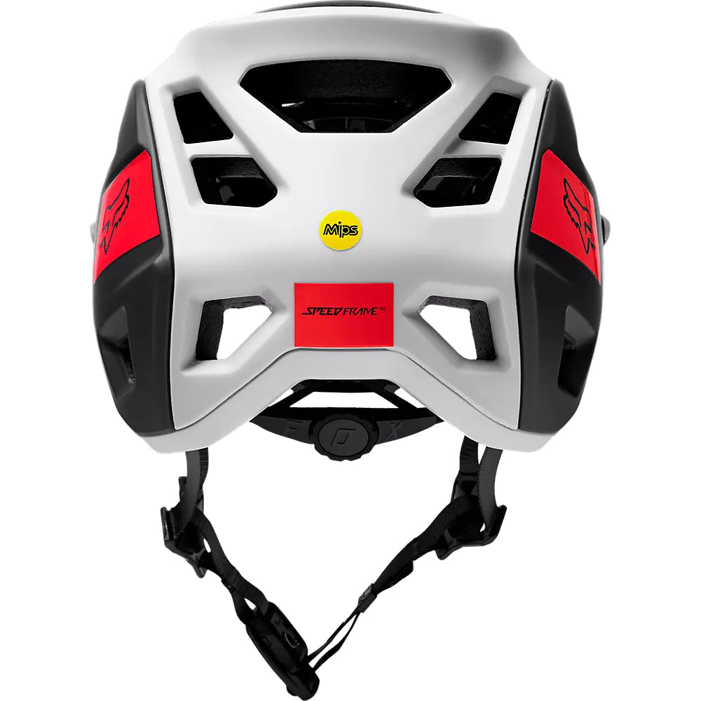 Casco Bicicleta Speedframe Pro Blocked Blanco/Negro Fox | Casco MTB Fox casco fox racing motocross mtb