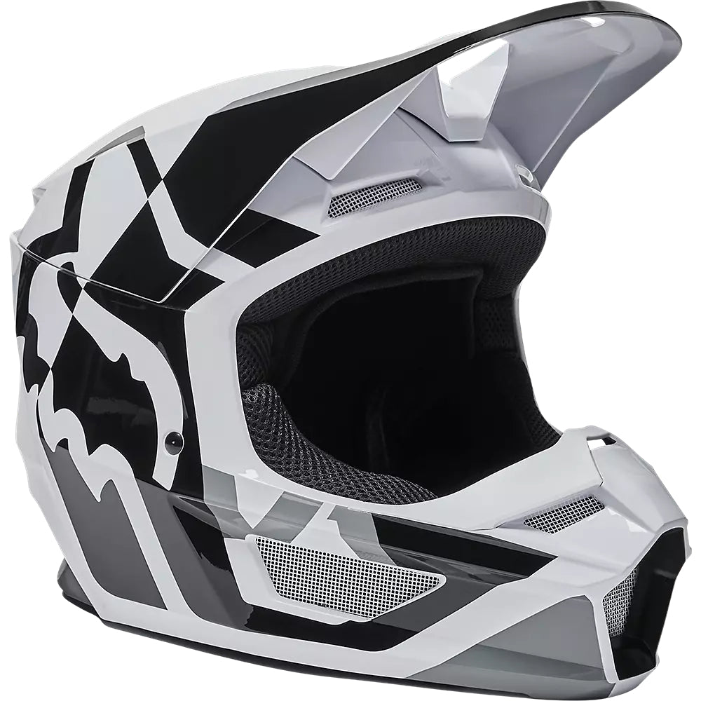 Casco Moto Niño V1 Lux Blanco Fox | Casco Moto Fox casco fox racing motocross mtb