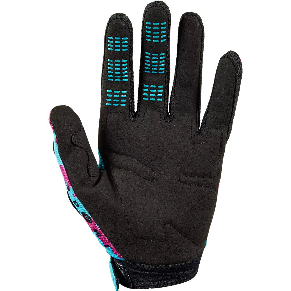 Guantes Moto 180 NUKLR Celeste/Morado Fox - imagen 2