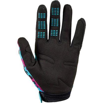 Guantes Moto 180 NUKLR Celeste/Morado Fox - imagen 2