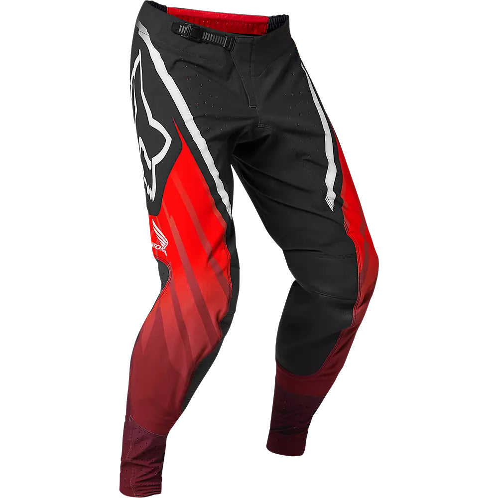 Pantalon Fox Moto Flexair Honda para Moto Rojo/Negro/Blanco
