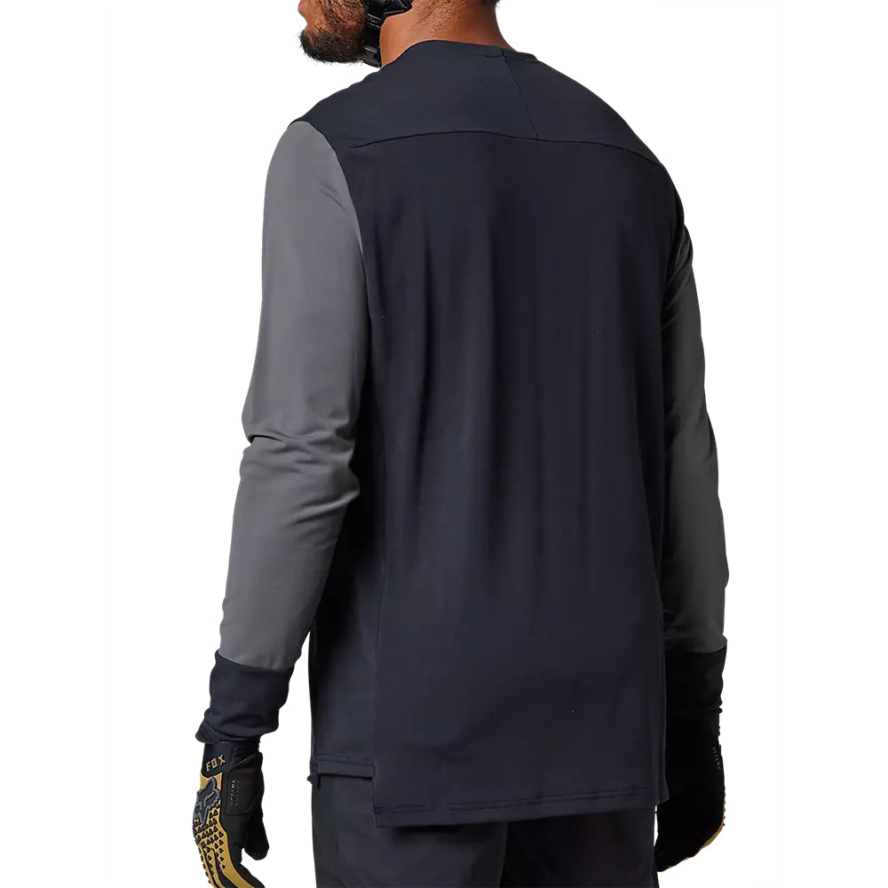 Polera Bicicleta Defend Pro Manga Larga Negro Fox polera bicicleta fox mtb