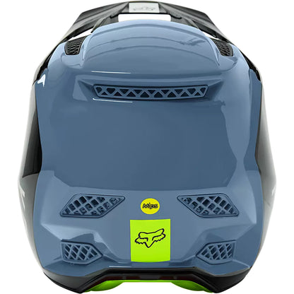 Casco Bicicleta Rampage Pro Carbon Mips™ Fuel Azul/Amarillo Fox | Casco MTB Fox casco fox racing motocross mtb
