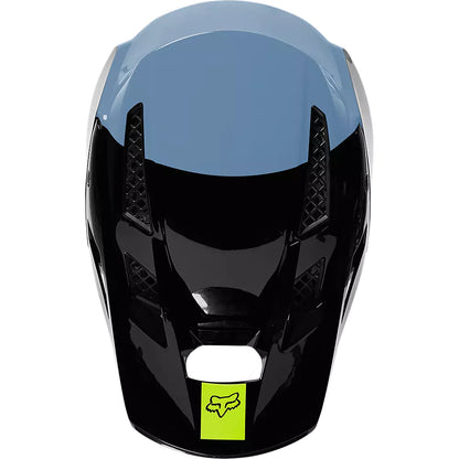 Casco Bicicleta Rampage Pro Carbon Mips™ Fuel Azul/Amarillo Fox | Casco MTB Fox casco fox racing motocross mtb