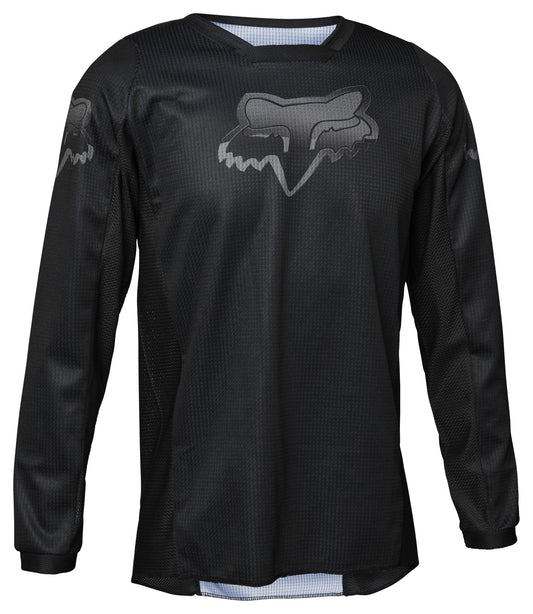 Polera Moto Infantil Blackout Negro Fox polera moto fox motocross