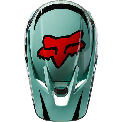 Casco Moto V3 RS DVIDE Verde Agua Fox | Casco Moto Fox casco fox racing motocross mtb