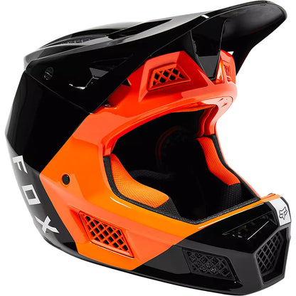 Casco Bicicleta Rampage Pro Carbon Mips™ Fuel Negro/Naranjo Fox | Casco MTB Fox casco fox racing motocross mtb