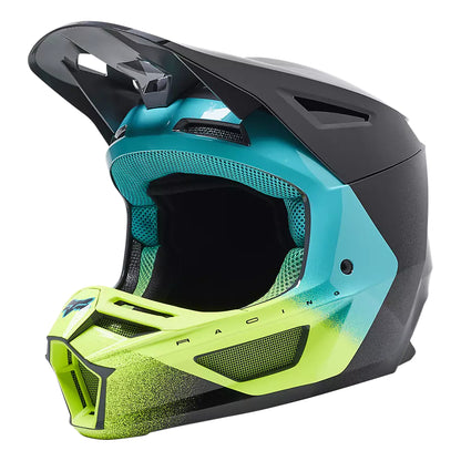 Casco Moto V2 RKANE Gris/Amarillo Fox | Casco Moto Fox casco fox racing motocross mtb