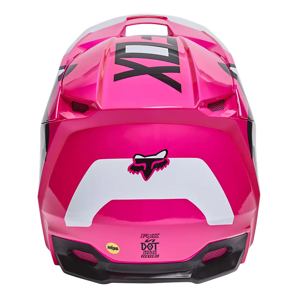Casco Moto V1 Lux Rosado Fox | Casco Moto Fox casco fox racing motocross mtb