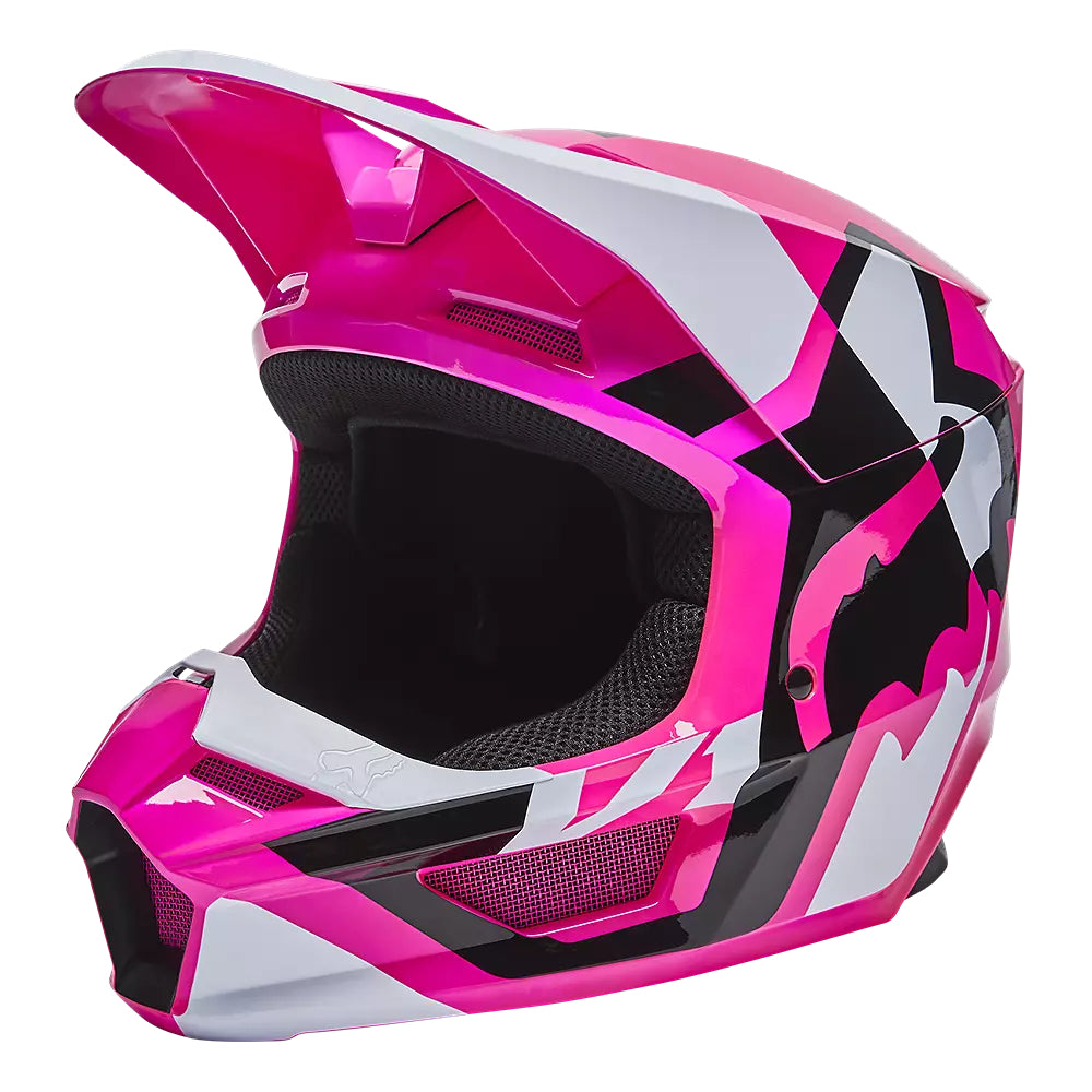 Casco Moto V1 Lux Rosado Fox | Casco Moto Fox casco fox racing motocross mtb