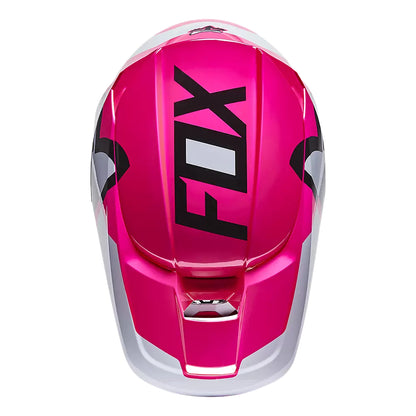 Casco Moto V1 Lux Rosado Fox | Casco Moto Fox casco fox racing motocross mtb