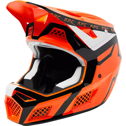 Casco Bicicleta Rampage Pro Carbon Mips™ Dvide Naranjo Fox | Casco MTB Fox casco fox racing motocross mtb