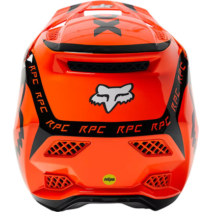 Casco Bicicleta Rampage Pro Carbon Mips™ Dvide Naranjo Fox | Casco MTB Fox casco fox racing motocross mtb