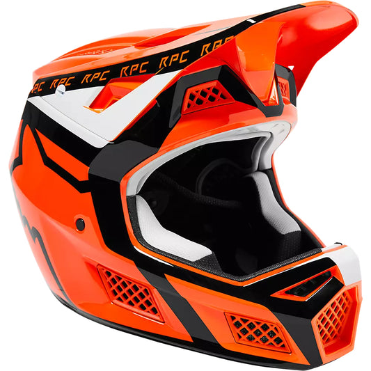 Casco Bicicleta Rampage Pro Carbon Mips™ Dvide Naranjo Fox | Casco MTB Fox casco fox racing motocross mtb