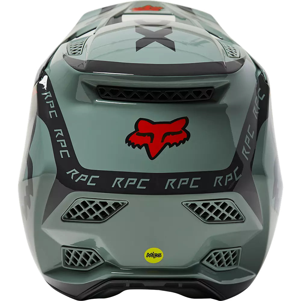 Casco Bicicleta Rampage Pro Carbon Mips™ Dvide Verde Fox | Casco MTB Fox casco fox racing motocross mtb