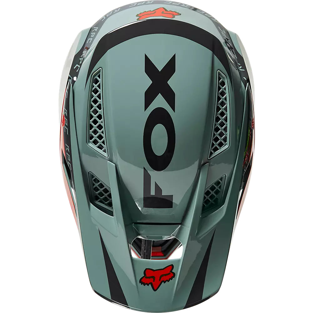 Casco Bicicleta Rampage Pro Carbon Mips™ Dvide Verde Fox | Casco MTB Fox casco fox racing motocross mtb