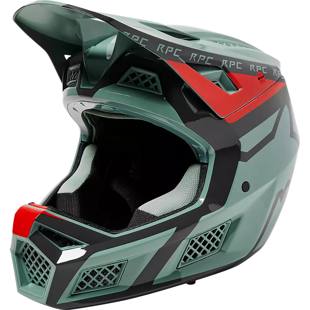Casco Bicicleta Rampage Pro Carbon Mips™ Dvide Verde Fox | Casco MTB Fox casco fox racing motocross mtb