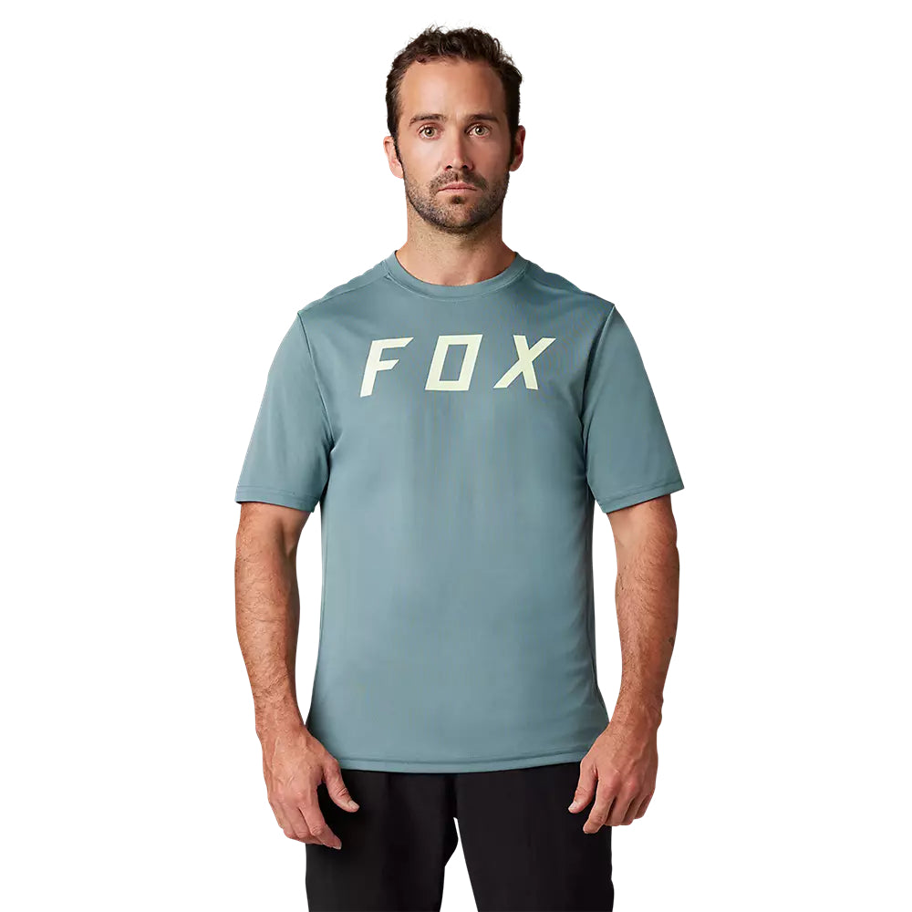 Polera Bicicleta Ranger Moth Celeste Fox polera bicicleta fox mtb
