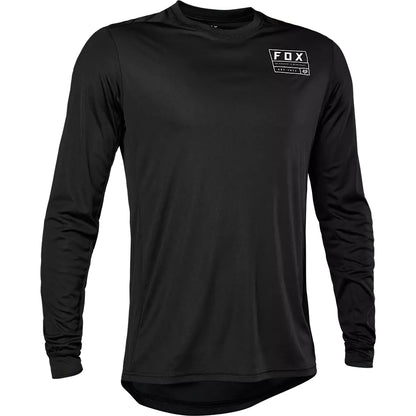 Polera Bicicleta Ranger Swath Manga Larga Negro Fox polera bicicleta fox mtb