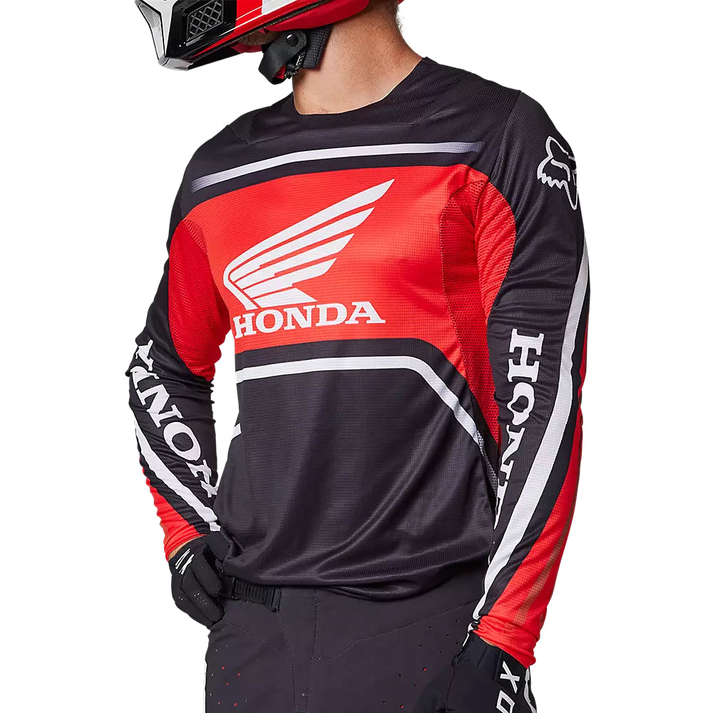 Polera Moto Flexair Honda Rojo/Negro Fox polera moto fox motocross