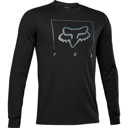 Polera Bicicleta Ranger Tred Drirelease® Manga Larga Negro Fox polera bicicleta fox mtb