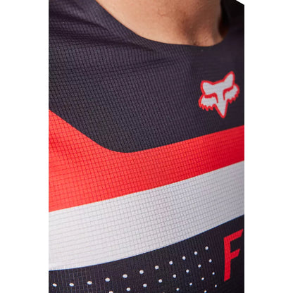 Polera Moto Flexair Efekt Negro/Rojo/Blanco Fox