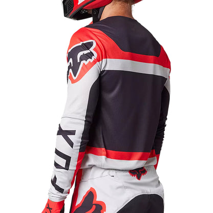 Polera Moto Flexair Efekt Negro/Rojo/Blanco Fox