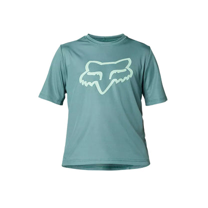 Polera Bicicleta Niño Ranger Celeste Fox polera bicicleta fox mtb