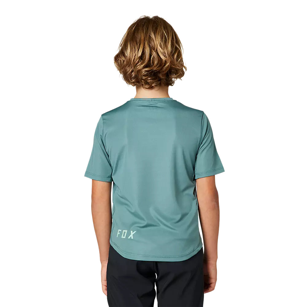 Polera Bicicleta Niño Ranger Celeste Fox polera bicicleta fox mtb