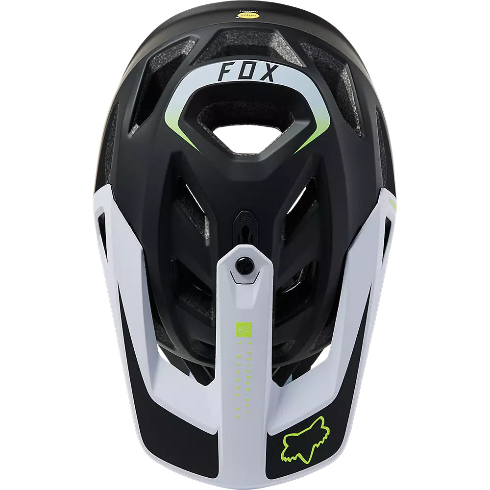 Casco Bicicleta Proframe RS SUMYT Negro/Amarillo/Blanco Fox | Casco MTB Fox casco fox racing motocross mtb