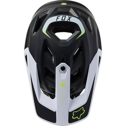 Casco Bicicleta Proframe RS SUMYT Negro/Amarillo/Blanco Fox | Casco MTB Fox casco fox racing motocross mtb