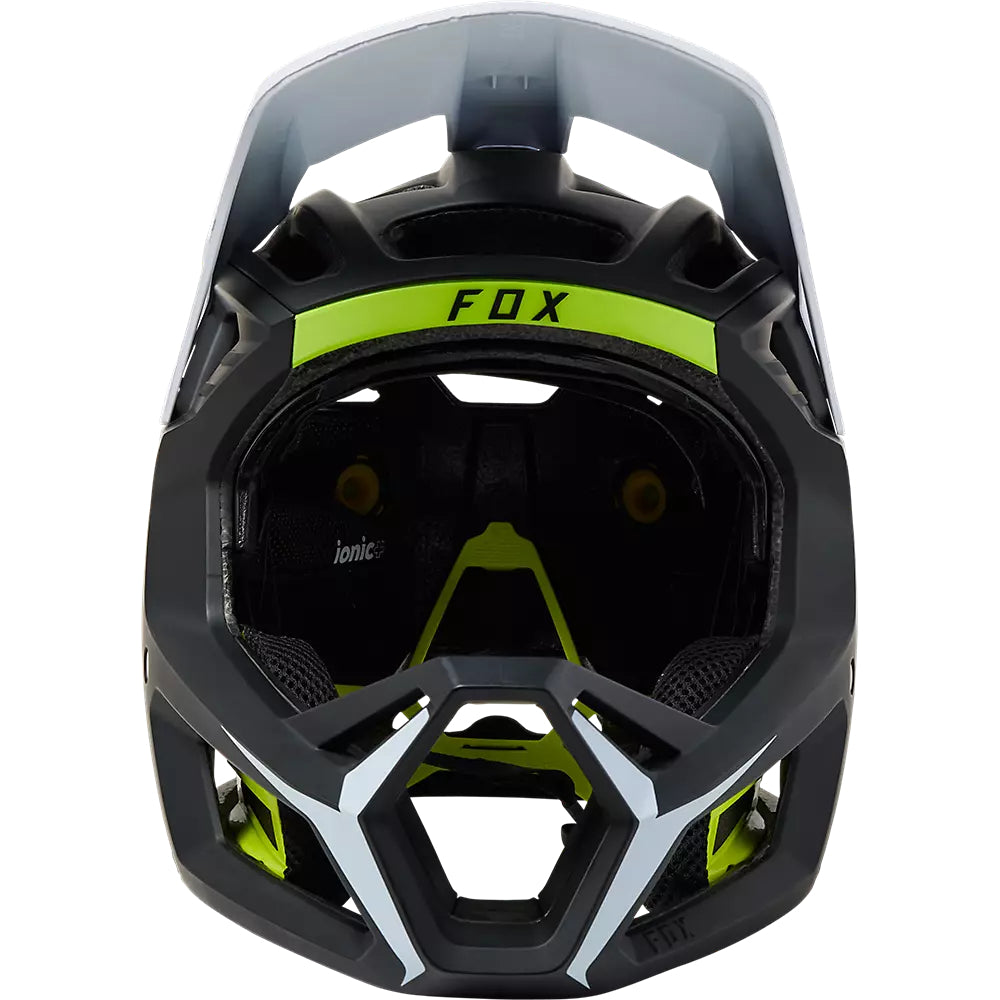 Casco Bicicleta Proframe RS SUMYT Negro/Amarillo/Blanco Fox | Casco MTB Fox casco fox racing motocross mtb