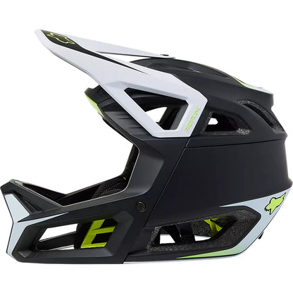 Casco Bicicleta Proframe RS SUMYT Negro/Amarillo/Blanco Fox | Casco MTB Fox casco fox racing motocross mtb