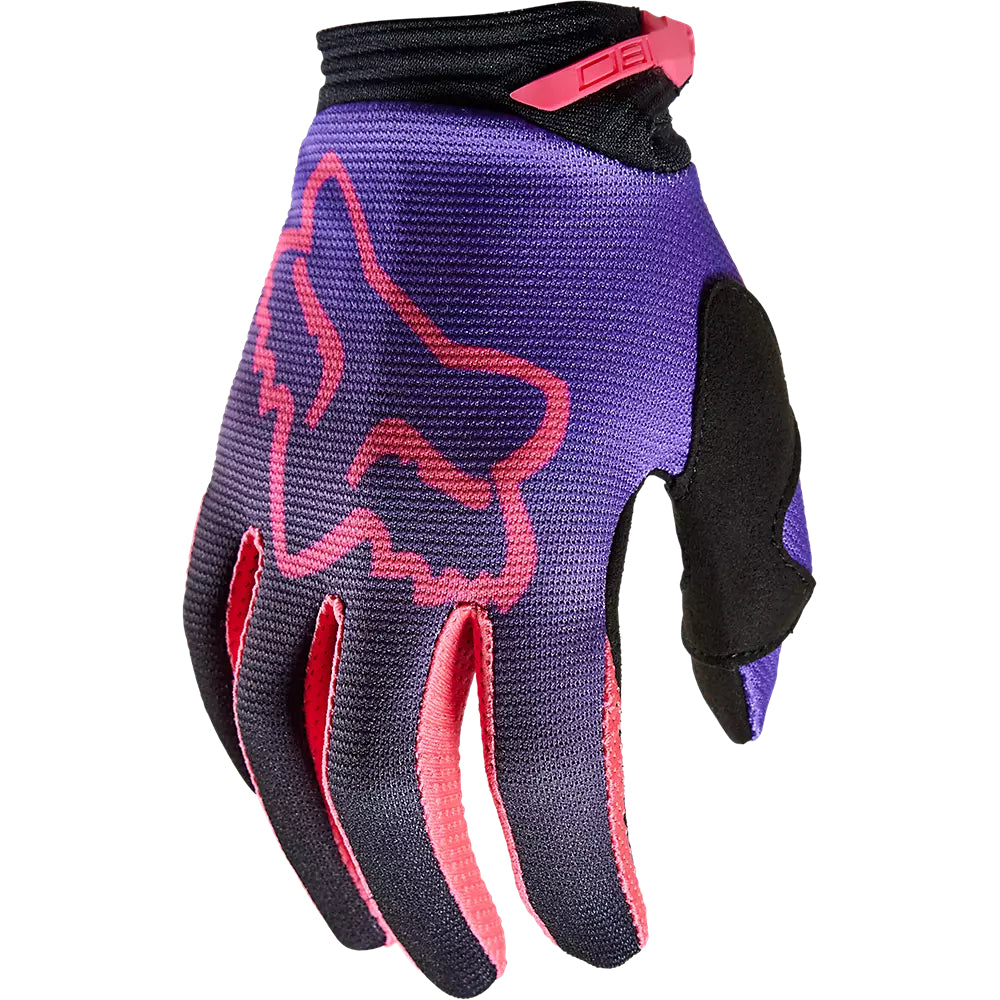 Guantes Moto Niña 180 Toxsyk Negro/Rosado Fox