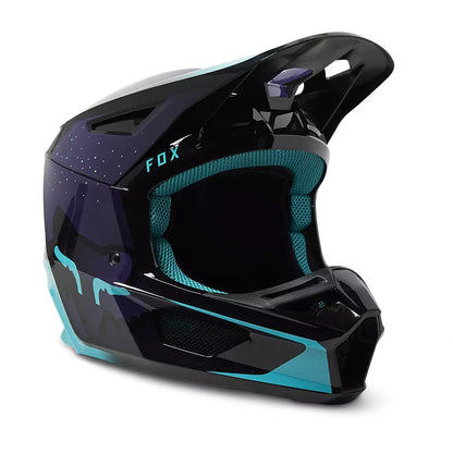 Casco Moto V2 Vizen Celeste Fox | Casco Moto Fox casco fox racing motocross mtb