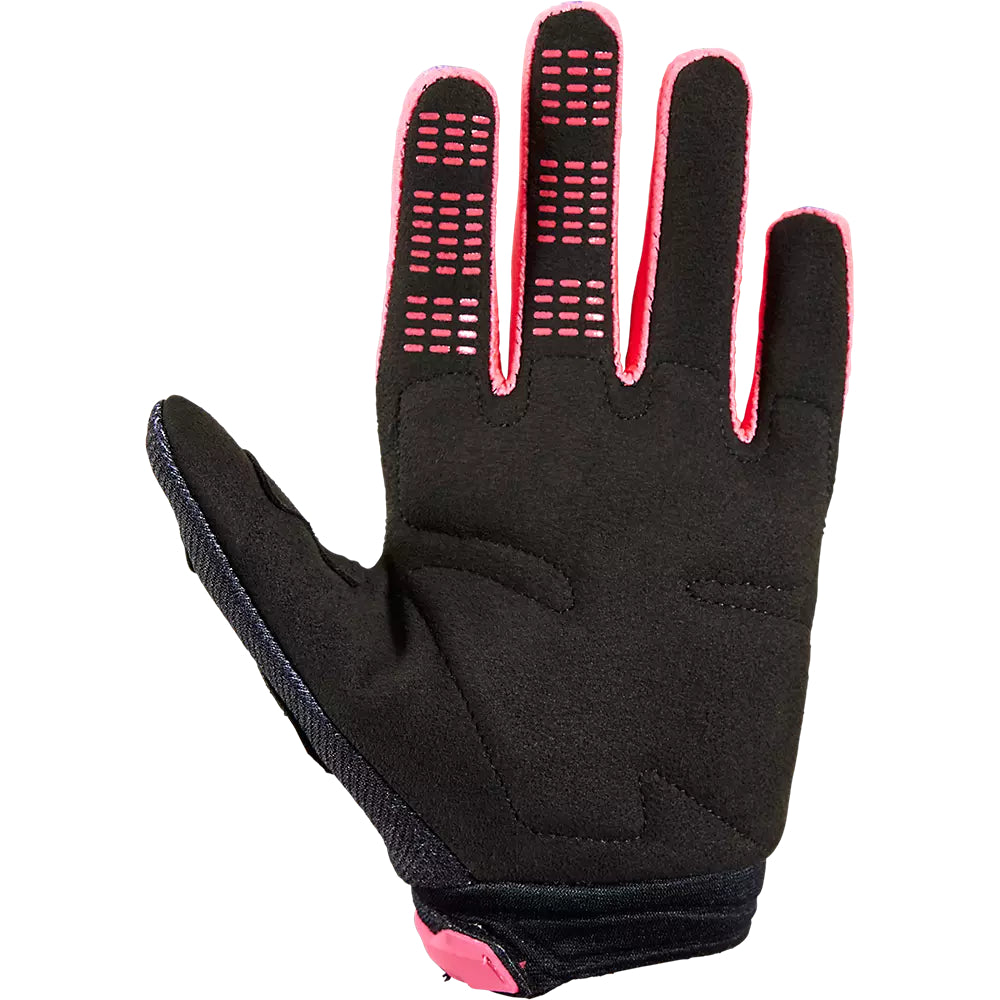 Guantes Moto Niña 180 Toxsyk Negro/Rosado Fox - imagen 2