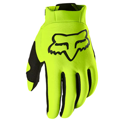 Guantes Moto Defend Thermo Offroad CE Amarillo Fox