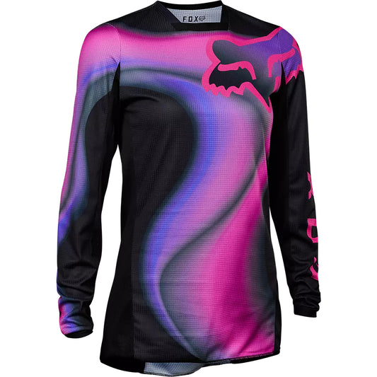 Polera Moto Mujer 180 Toxsyk Negro/Rosado Fox