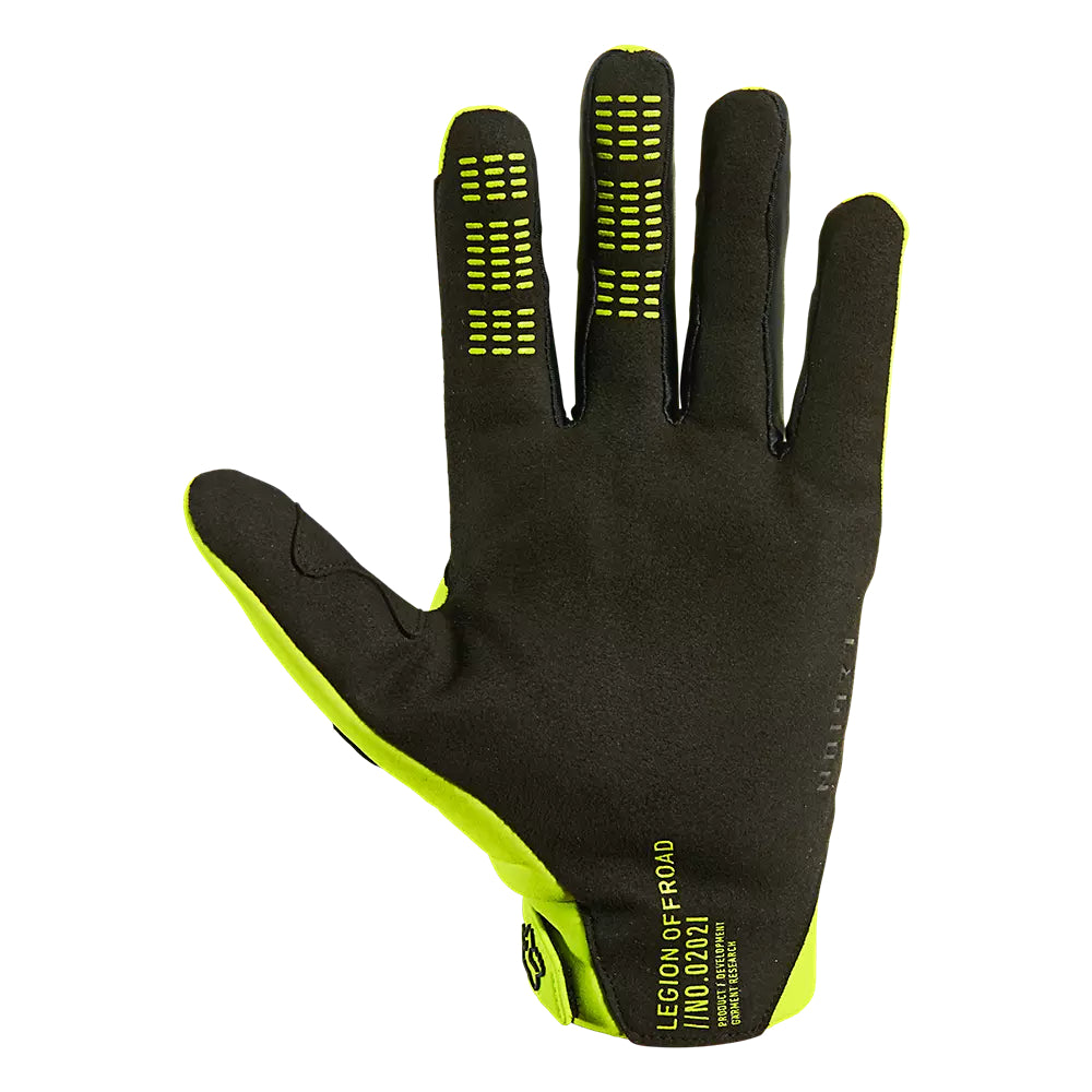 Guantes Moto Defend Thermo Offroad CE Amarillo Fox - imagen 2