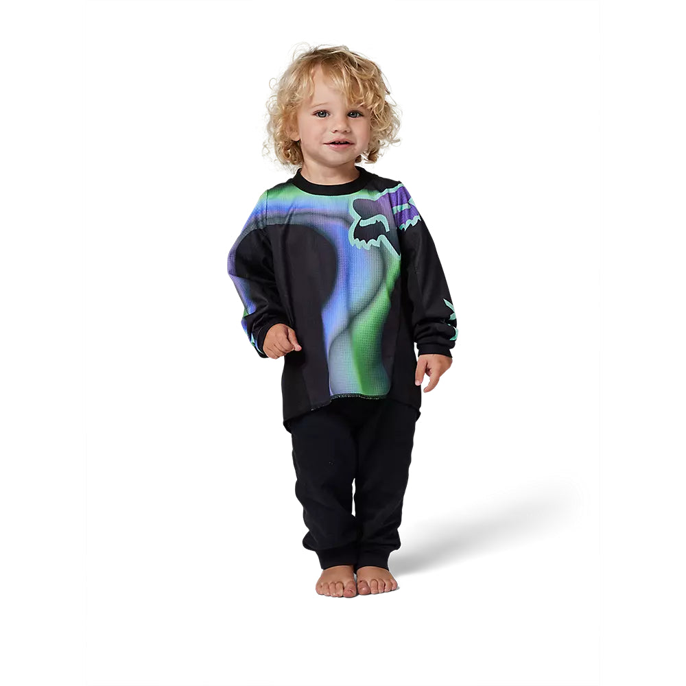 Polera Moto Infantil 180 Toxsyk Negro Fox