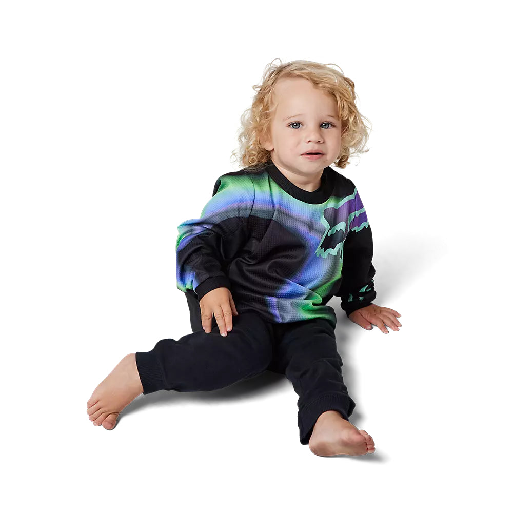 Polera Moto Infantil 180 Toxsyk Negro Fox
