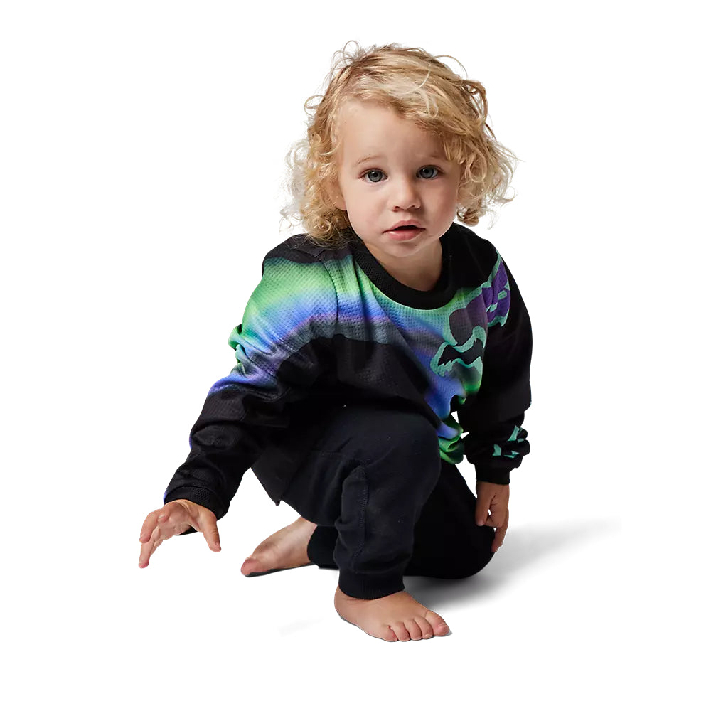 Polera Moto Infantil 180 Toxsyk Negro Fox