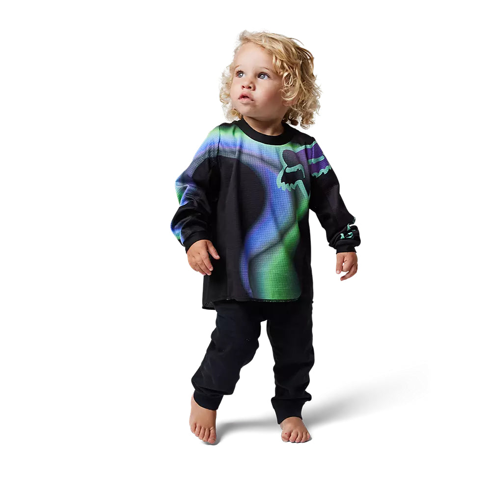 Polera Moto Infantil 180 Toxsyk Negro Fox