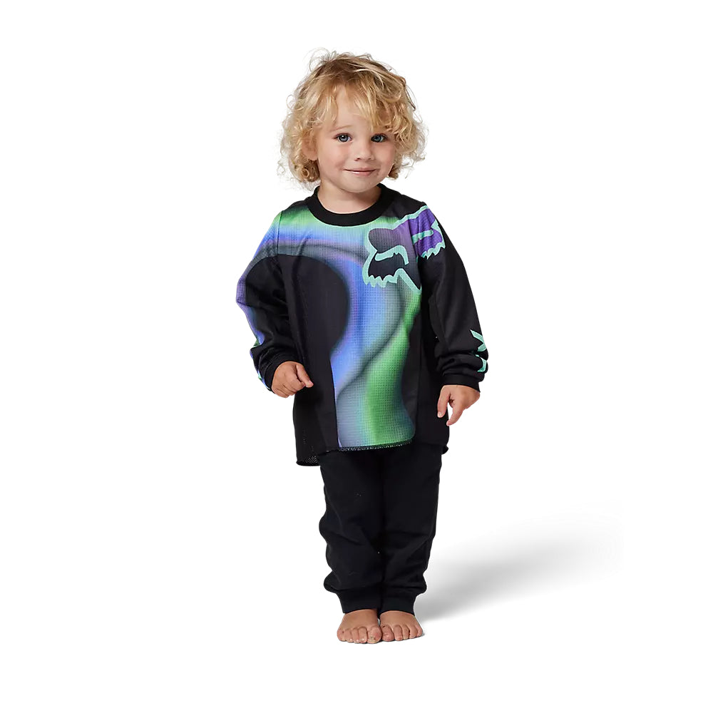 Polera Moto Infantil 180 Toxsyk Negro Fox